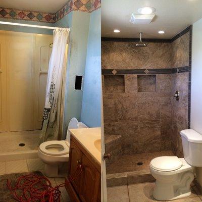 Before & After Bathroom Remodel