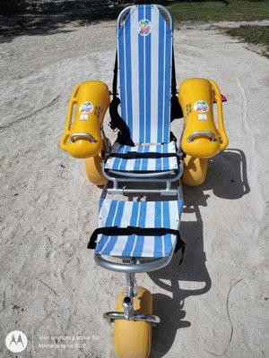 Beach wheelchair! Ask about it! 08/02/2022 #Kids4Kids