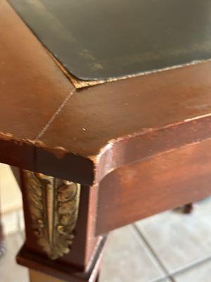 Worn out moisture damage furniture