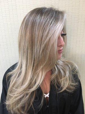 Blonde balayage