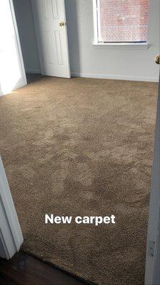 New carpet