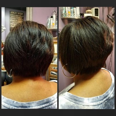 Beautiful haircut for one of my wonderful clients.