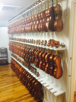 Violins at Rental Instrument Norwalk