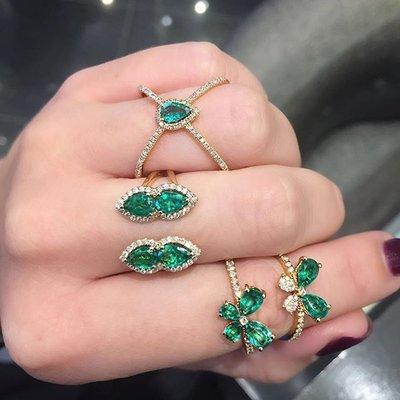 Emeralds rings