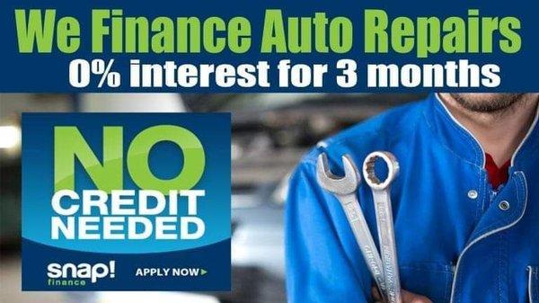 On The Side Auto Repair financing