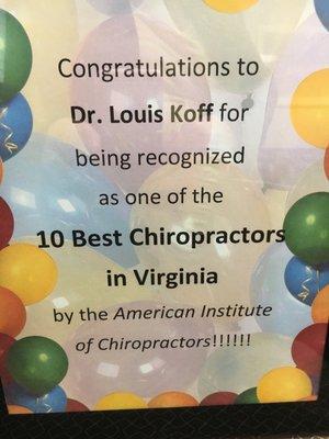 Best chiropractic clinic in northern Virginia!