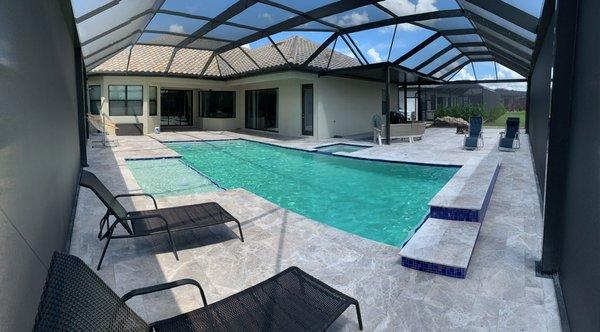 Pool and deck