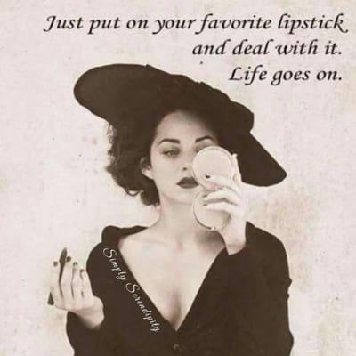 #itsjustlifedealwithit #favoritelipstick #dayspa #simplyserendipity #paulsvalleyok