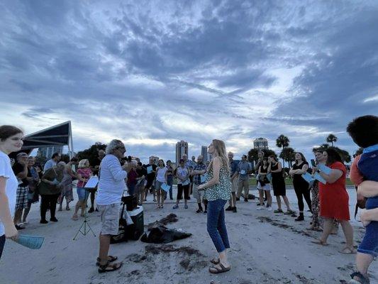 Havdalah at the Beach