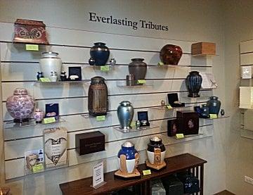 Hundreds of urns at 50-70% less than other Funeral Homes