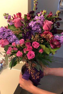 Lovely Purple Arrangement