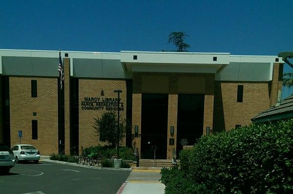 Marcy Library. Also home to the City of Riverside Parks, Rec & Community Services Dept.