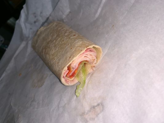 Spicy Italian wrap