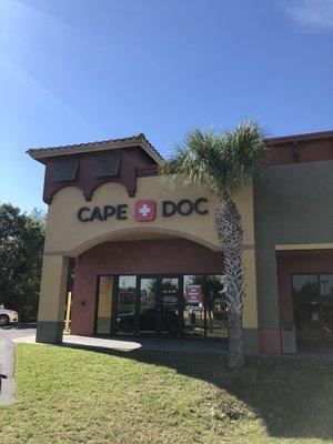 Our practice name has been changed to Cape Doc! We are still a primary care clinic. We also offer telehealth services.