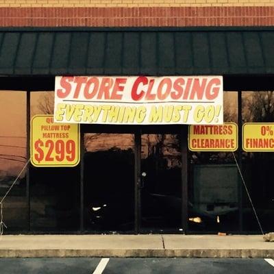 Store is closing, shocking!