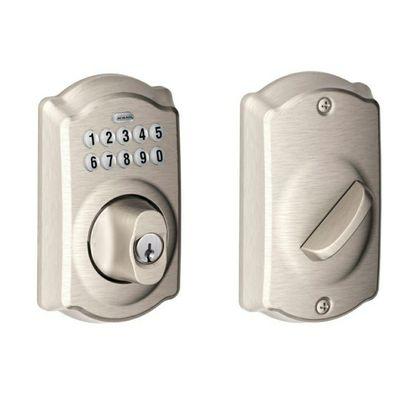 Make that door a keyless entry...how about a smart lock where you can control your lock from anywhere in the world??