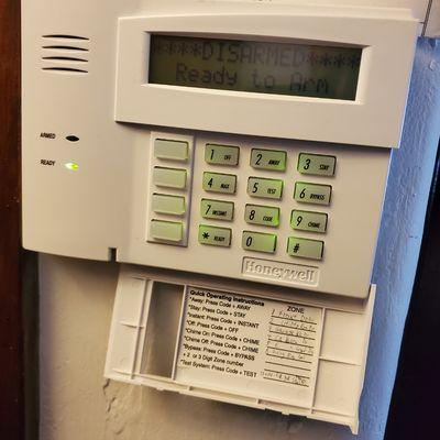 Honeywell alarm panel .vista