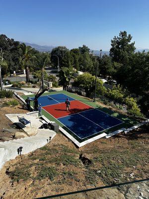 Pickleball court