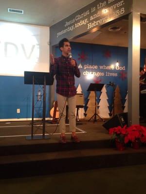 Pastor Daniel Fernandez visiting