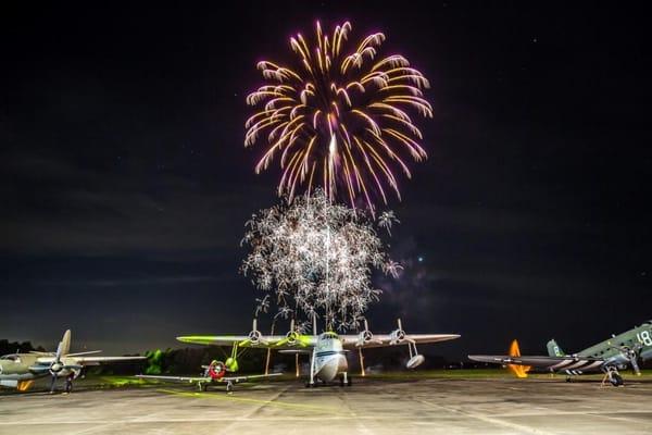 Evening Fireworks Display Over Short Sunderland