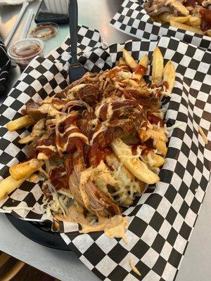 Pulled pork fries