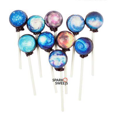 Sparko Sweets Galaxy Lollipops Universe Designs