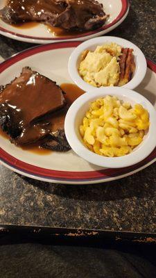 Pot roast dinner