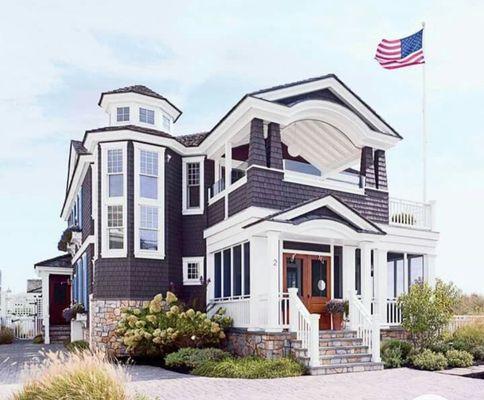 Jersey Shore Beach and Waterfront Houses