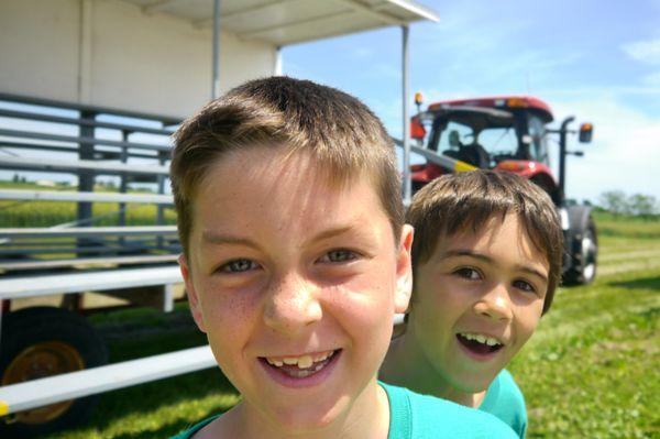 Summer Camp field trip to Arlington Farms