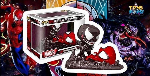 funko Pop Venom vs spider man Available now at Tons of Pops!