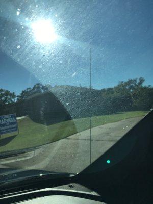 Still have windshield wiper streaks after car wash....