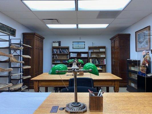 The research library is open by appointment. You can access many of our collection materials here.