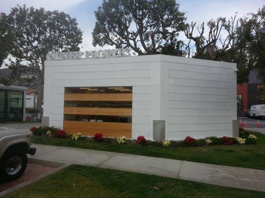 Siding and coping done for Oliver Peoples in Malibu