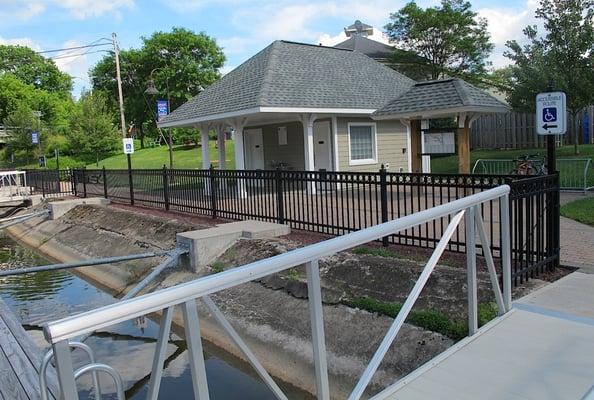 Public restrooms and showers