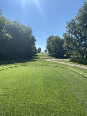 Some tight fairways.