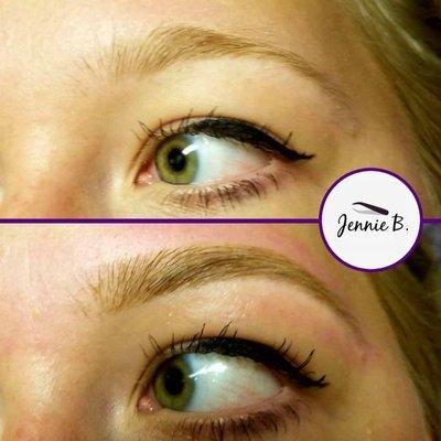 Transformation by Jennie B. #microblading #nailsbyjennieb