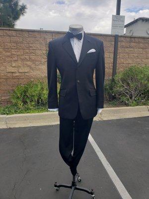 Put new custom made Tuxedo made for you from some of the best Italian ,and European fabrics in 6 to 8 weeks