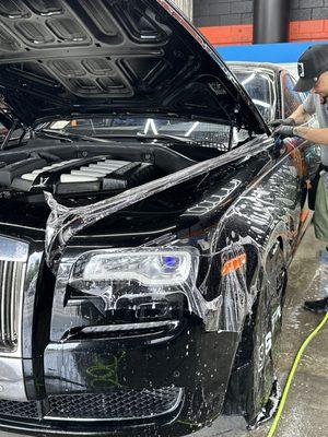 Rolls Royce Ghost PPF install in progress!