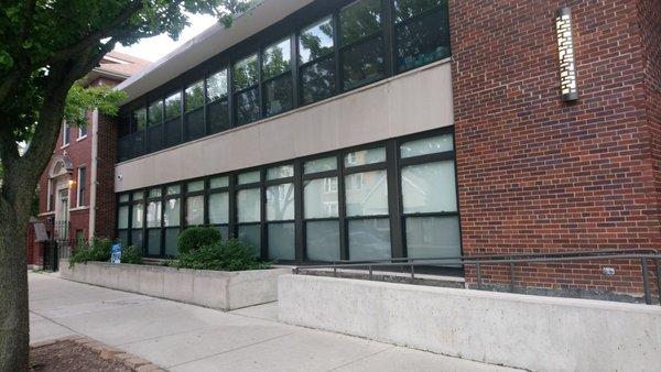 Brighton Park - Acero Charter School - - south end of the building on Fairfield Avenue