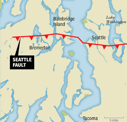 Seattle Fault line.