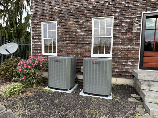 16 SEER Trane Condensers installed by Hamptons Air