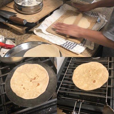 Making Roti/ Chapati