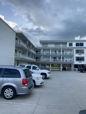 The floor above the ground floor in the corner is considered oceanfront