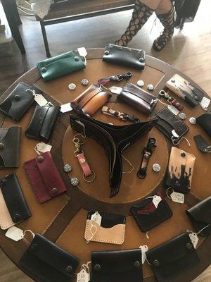 Leather accessories