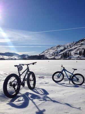 Fat biking at pearrygin park