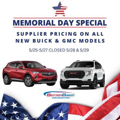 MEMORIAL DAY SPECIAL