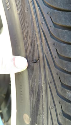 Tire damage