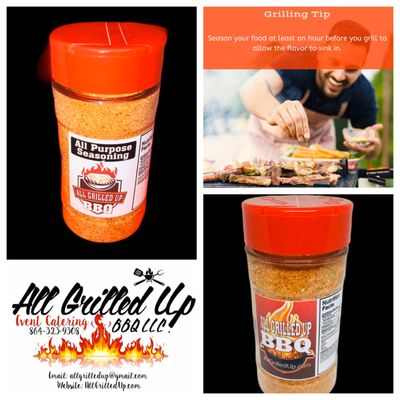 Our seasoning blends available here at Allgrilledup.com