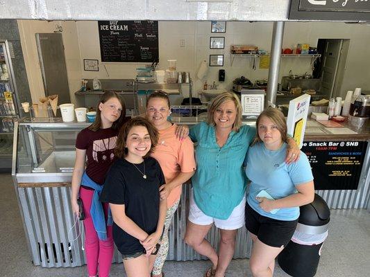 A ladies day, out for some ice cream!