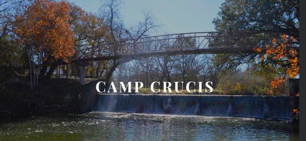 Bridge over dam at Camp Crucis